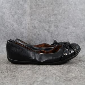 Faded Glory Shoes Kid 13 Ballet Flat Slip On Round Toe Girl Stretch Casual Black